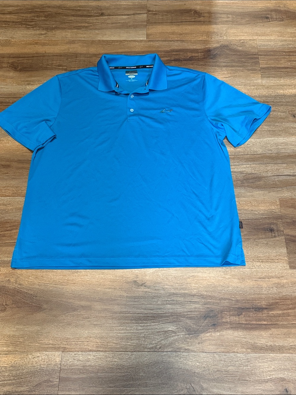 Greg Norman Collection Bright Teal Performance Polo
